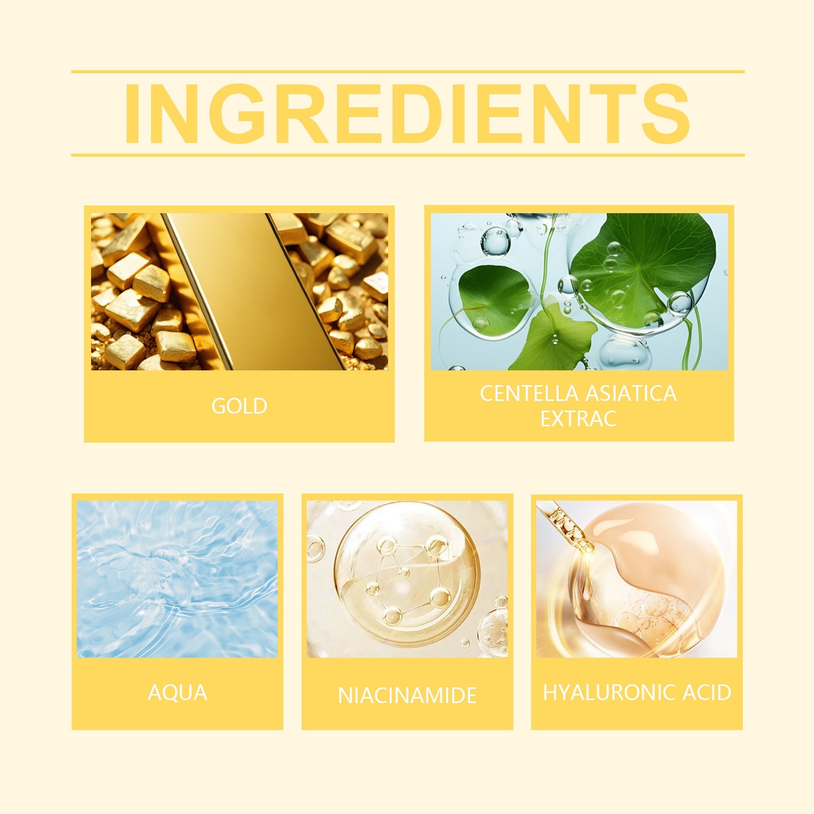 Gold Skin Care Essence Gently Hydrates And Nourishes Skin