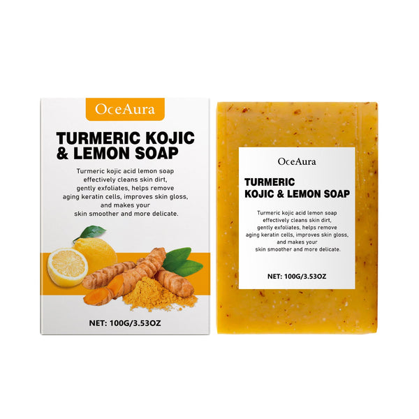 Lemon Turmeric Acid Gentle Cleansing Facial Body Cold Process Soap