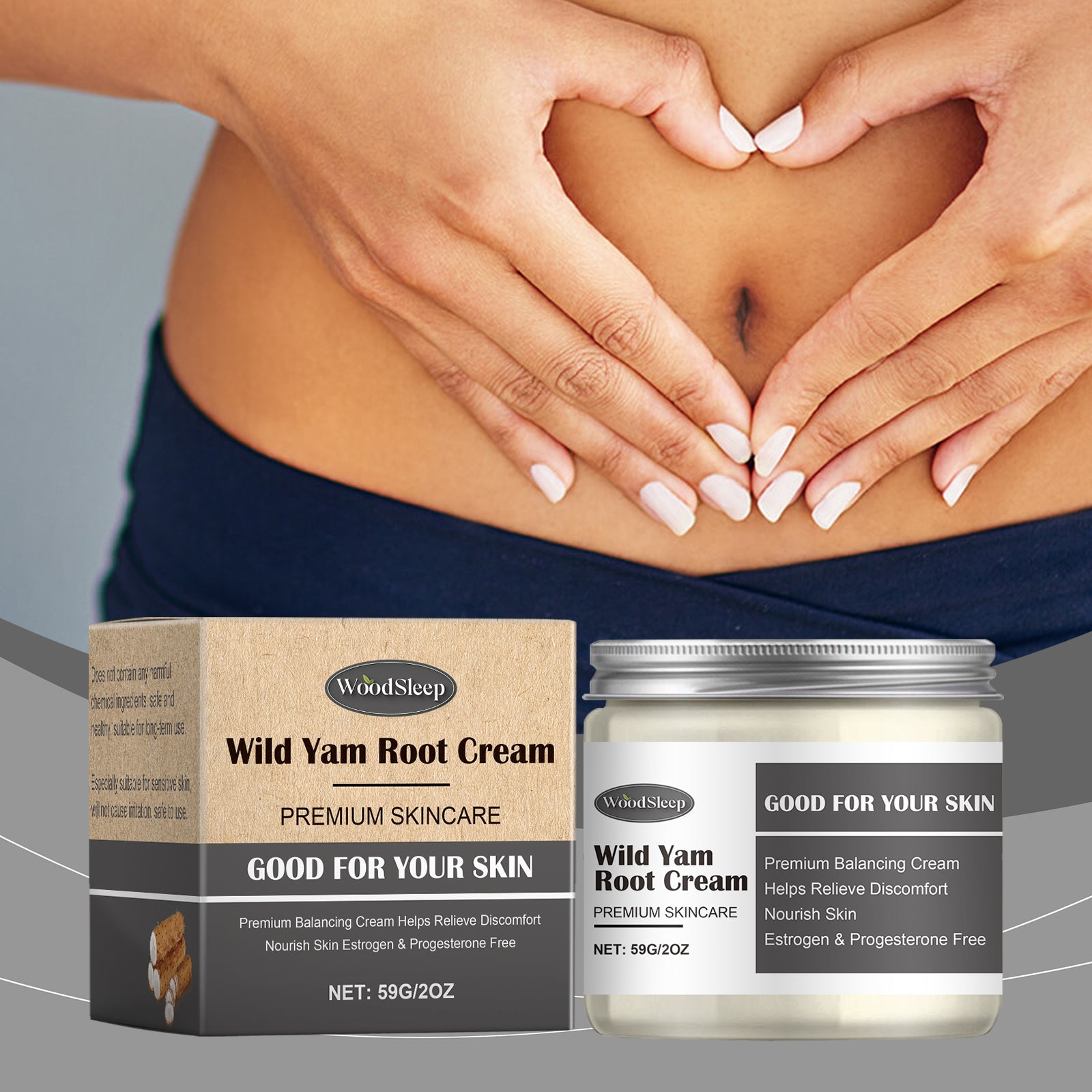 Herbal Soothing Moisturizing Massage Daily Body Skin Care Cream