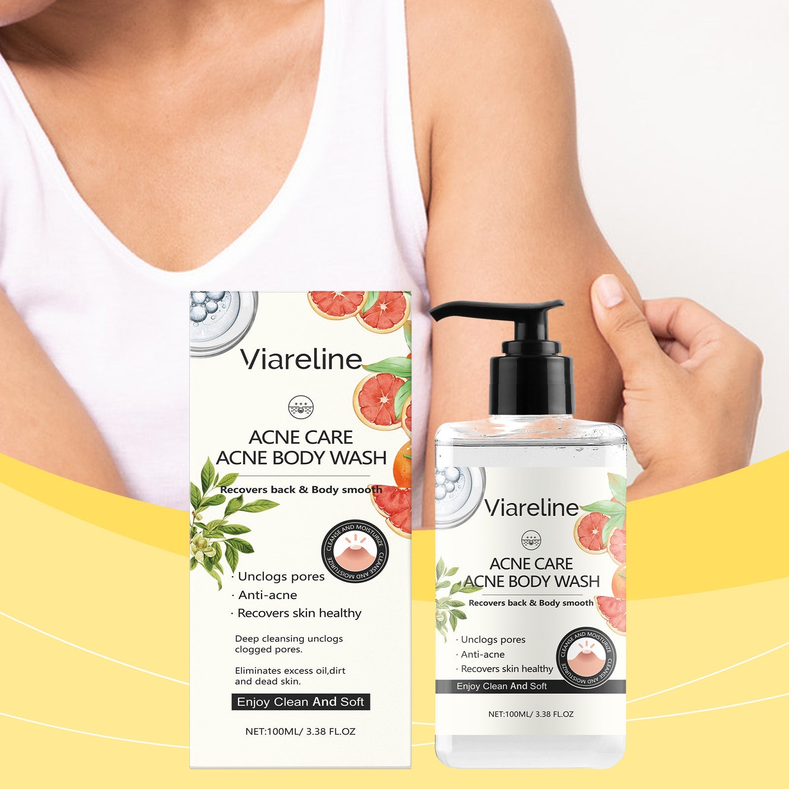 Men’s Soothing Repair Hydrating Moisturizing Anti Dryness Shower Gel Body