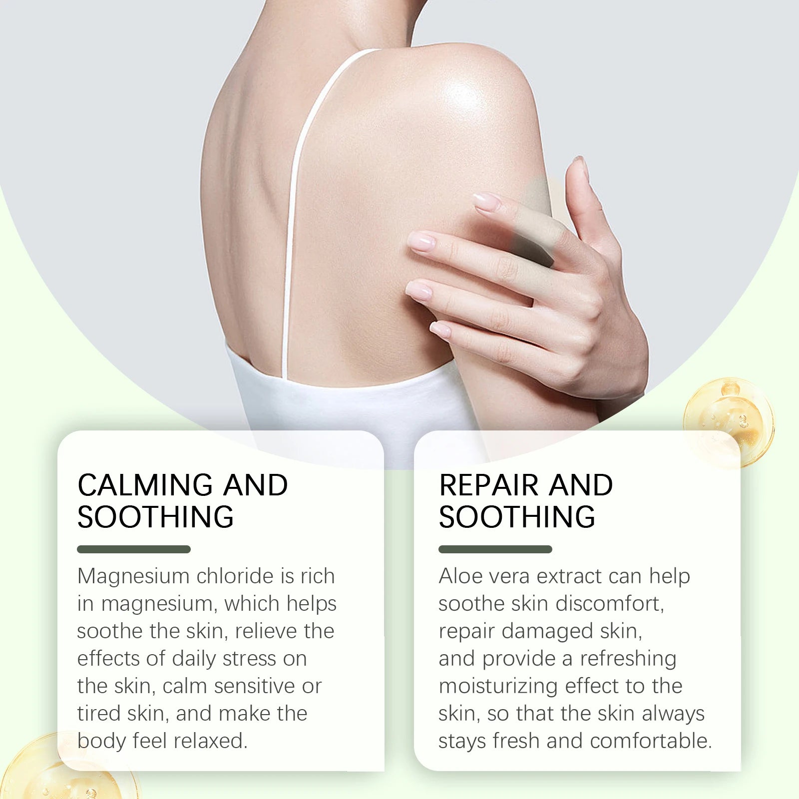 Shea Butter Body Lotion - Moisturizing Magnesium Body Butter for Soft, Smooth Skin