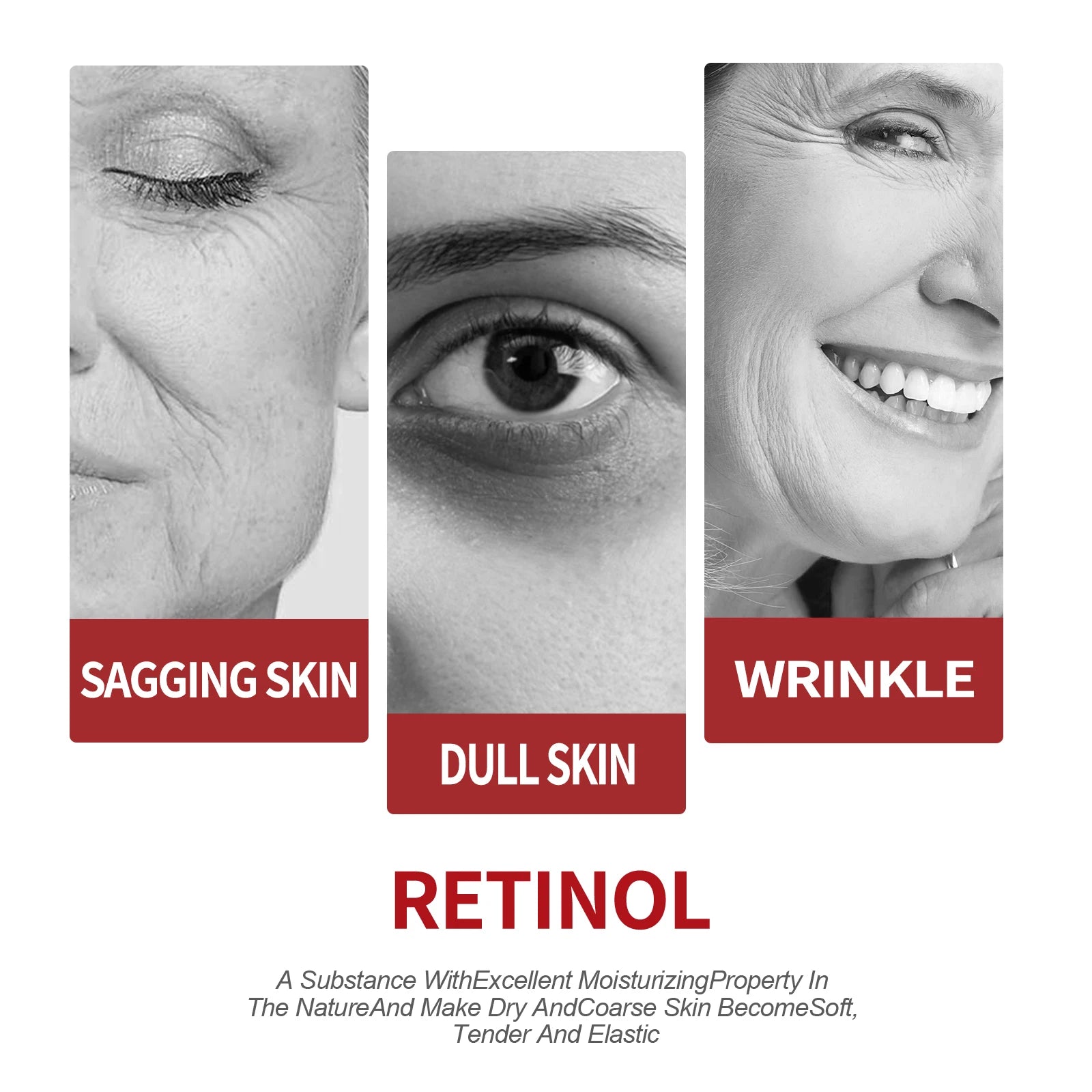 Retinol Collagen Face Cream - Day & Night Moisturizer with Hyaluronic Acid