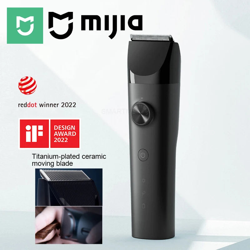 Xiaomi Mijia Hair Trimmer - IPX7 Waterproof Cordless Electric Clipper for Men