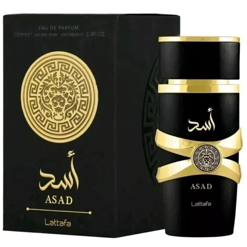 Lattafa Black Edition Asad Eau De Parfum 3.4oz - Unisex Floral Fragrance