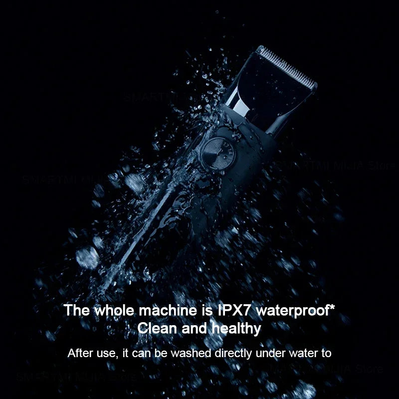 Xiaomi Mijia Hair Trimmer - IPX7 Waterproof Cordless Electric Clipper for Men