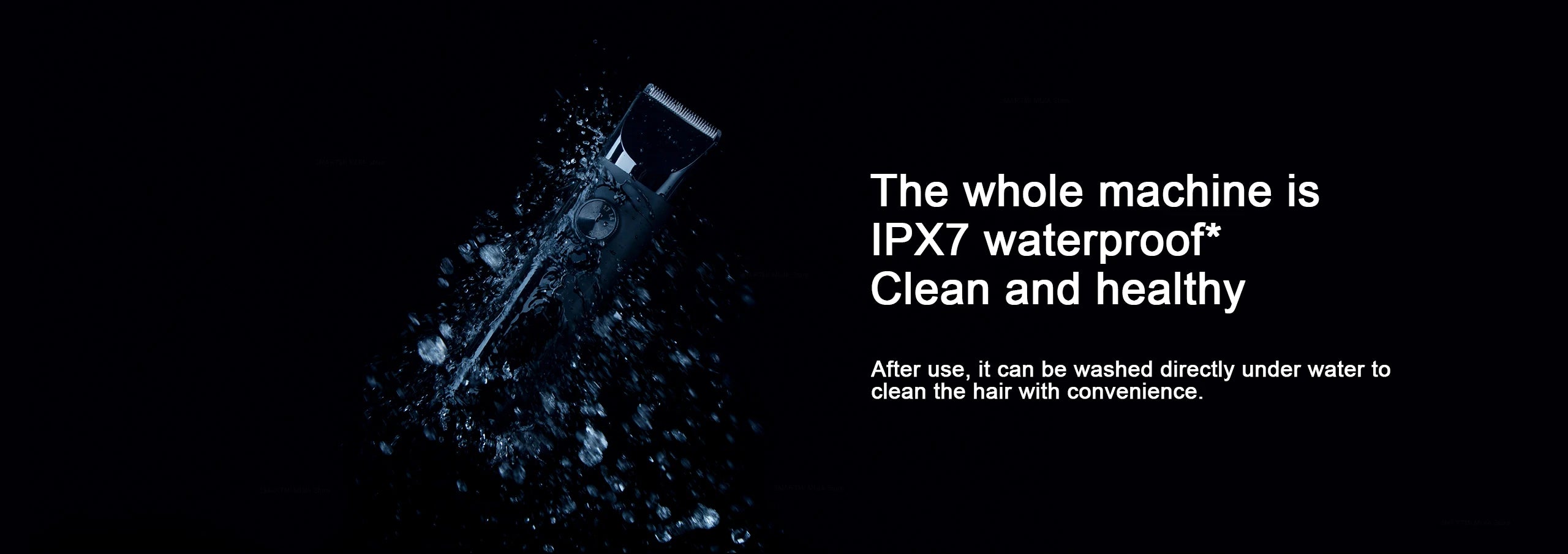 Xiaomi Mijia Hair Trimmer - IPX7 Waterproof Cordless Electric Clipper for Men