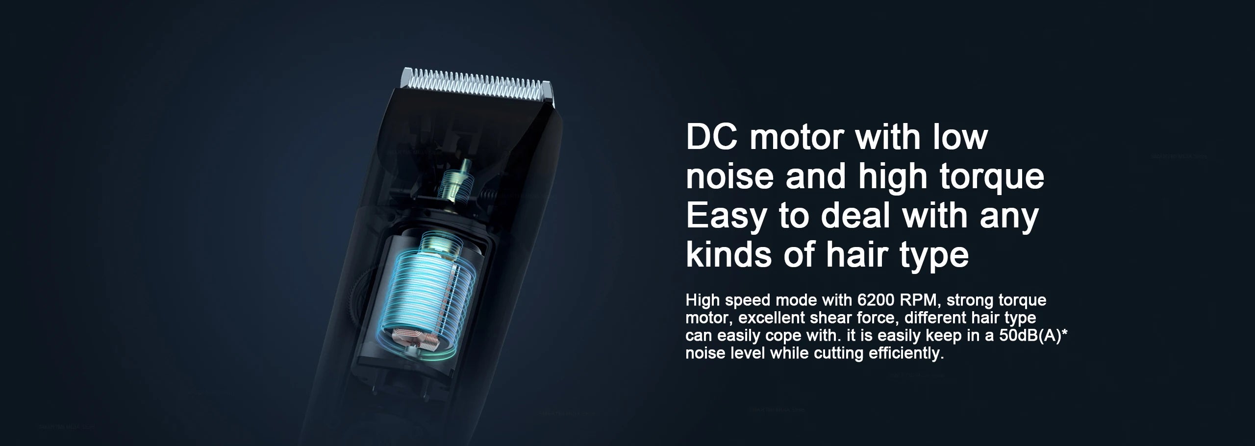 Xiaomi Mijia Hair Trimmer - IPX7 Waterproof Cordless Electric Clipper for Men