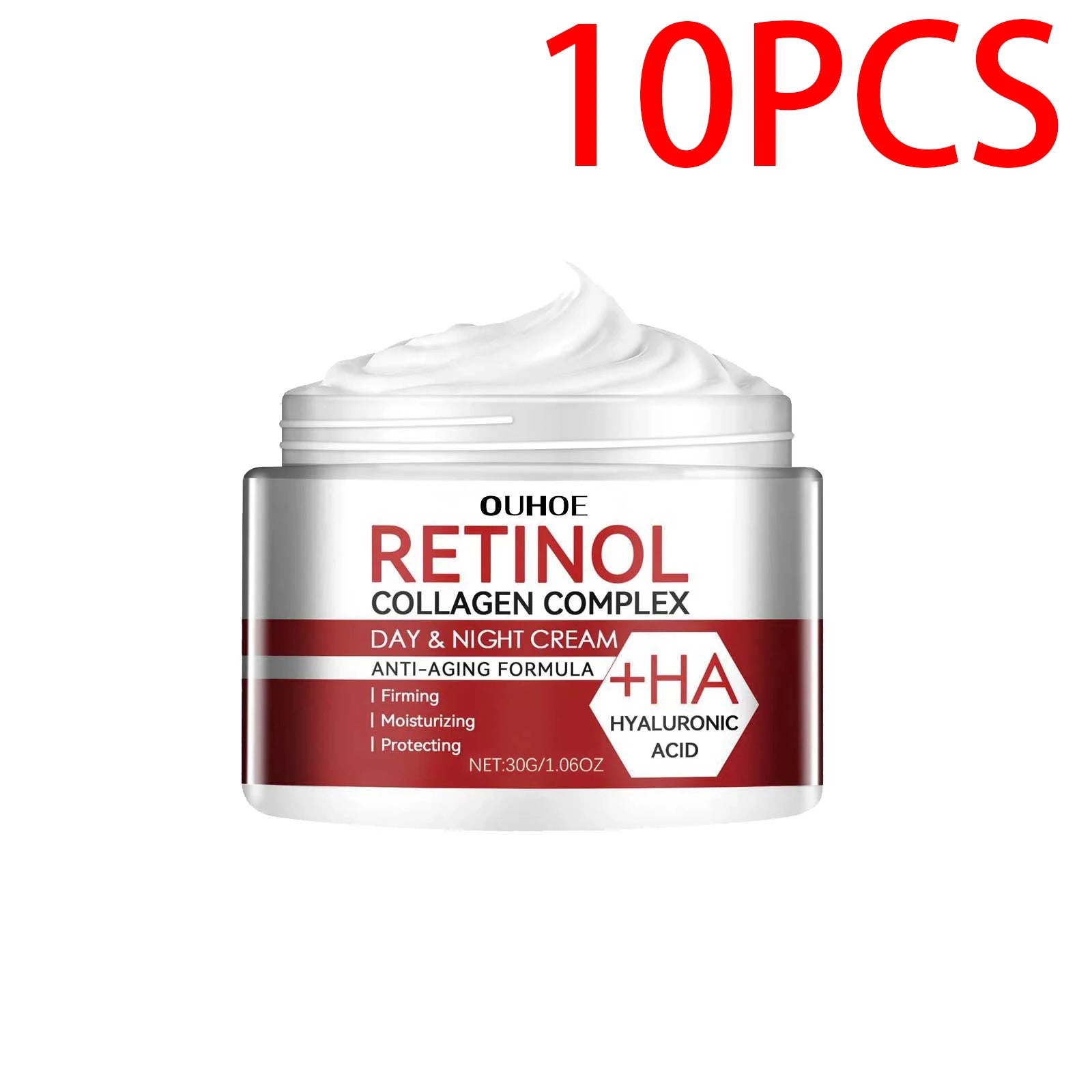 Retinol Collagen Face Cream - Day & Night Moisturizer with Hyaluronic Acid
