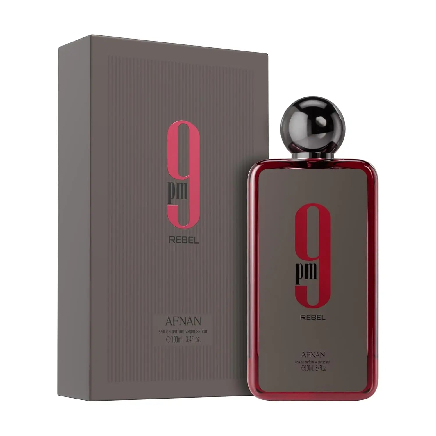 Afnan 9 PM Rebel Eau De Parfum 3.4oz - Unisex Fragrance