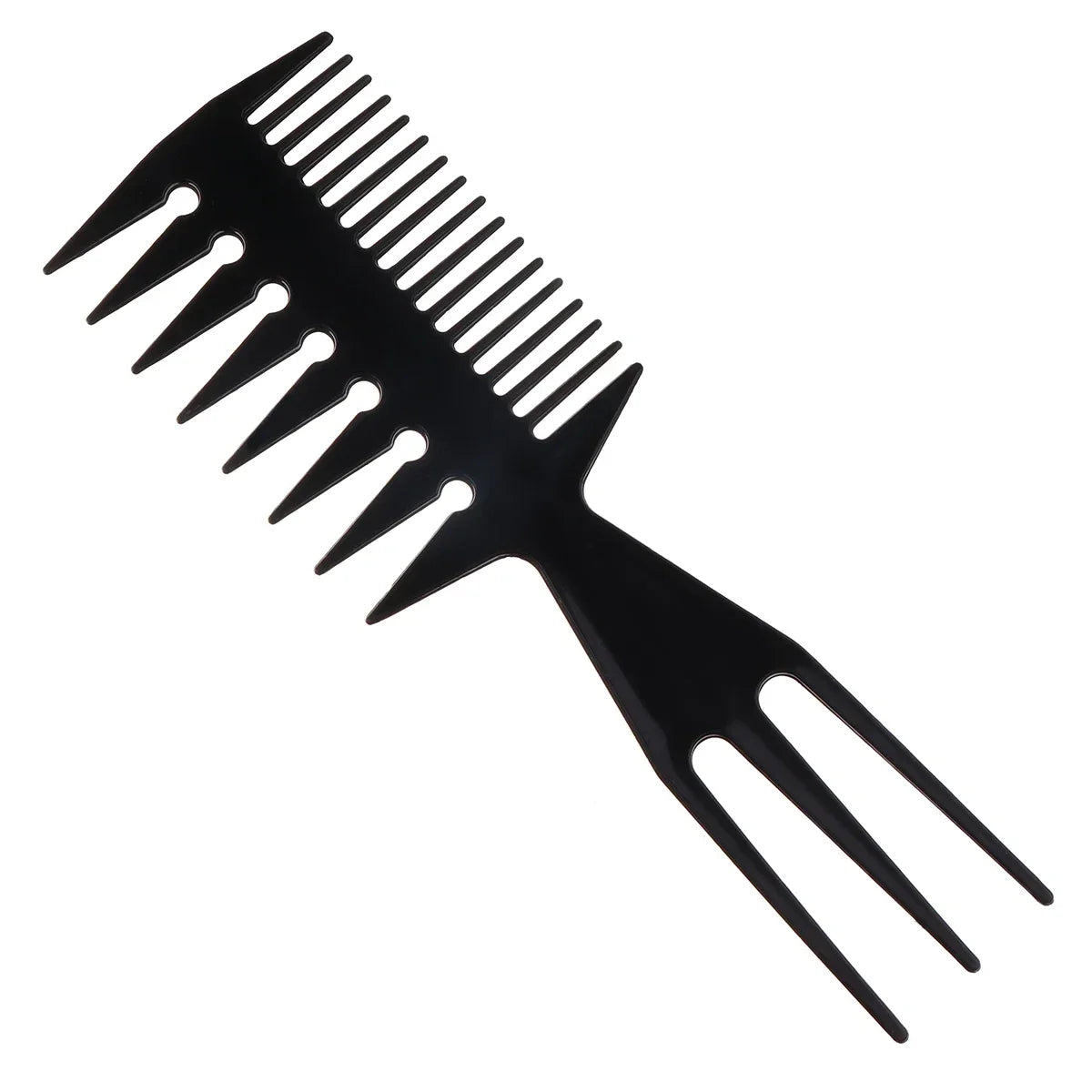 Double-Sided Fish Bone Hair Comb - Professional Barber Styling & Coloring Brush