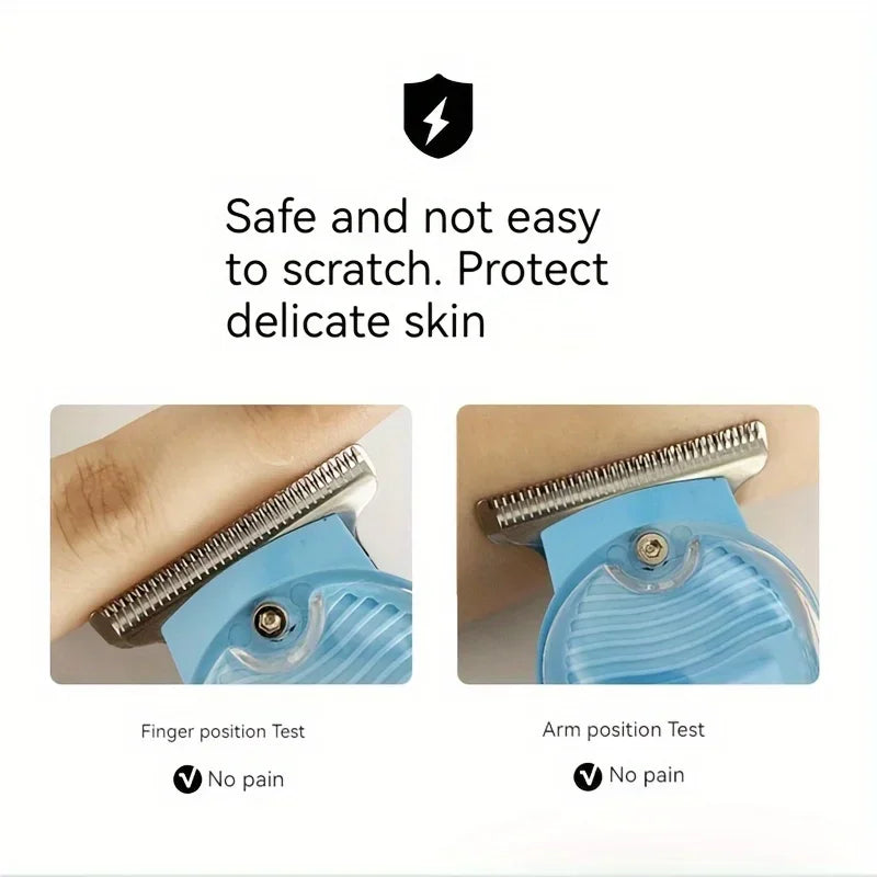 Transparent Electric Hair Clipper - USB Rechargeable Professional Trimmer for Men